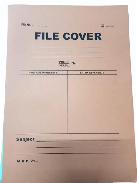 Image result for Paper File Cover