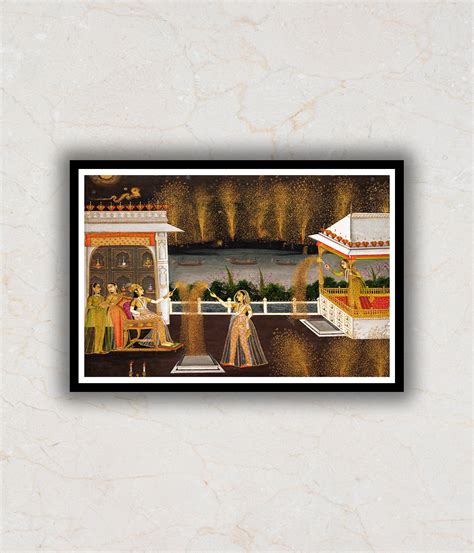 Ladies Celebrating Diwali Art Painting For Home Wall Art Decor ...