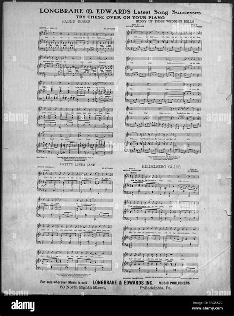 The 1911 cover of 'Take Me Back To My Old Home Town' depicts a split ...