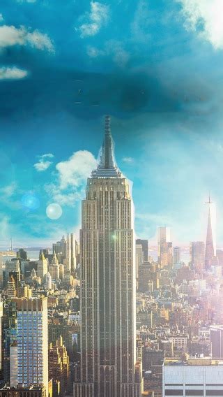 Download wallpaper look, spider man, new York, the amazing spider man 2 ...