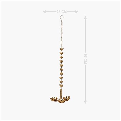 Buy Majestic Lotus Hanging With 3 Flower T-Lights from Home Centre at ...