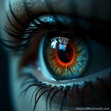 Hyper-Realistic Eye of Despair | Stable Diffusion Online