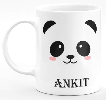 SAM BAN Ankit Printed Ceramic Coffee, Cute Panda Ceramic Coffee Mug ...