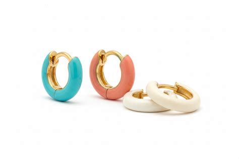 Enamel Mini Hoops – Paachi By RJ