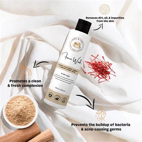 Natural Face Wash | Sandalwood & Kesar Face Wash – Kiwi & Coco