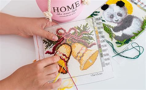 RSP Quality bit Mettalic Hand Embroidered Cotton Thread Skeins Set For ...