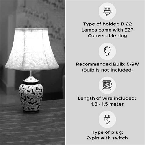 Buy Hand-Embroidered Chikankari Phool & Blue Pottery Lamp Online On Zwende