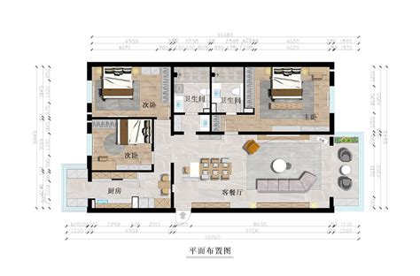 简约风格三居室143平米房子装修效果图-天通苑 -业之峰装饰北京分公司