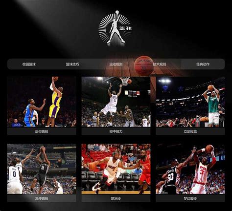 校园篮球网页设计作业成品 大学生运动体育网页制作 静态HTML网页作业模板 - STU网页设计