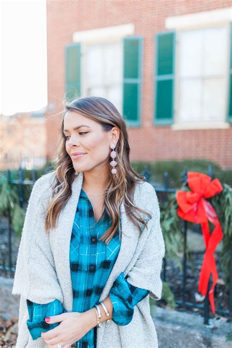 Holiday Plaid Shirt - Glitter & Gingham | Autumn winter fashion ...