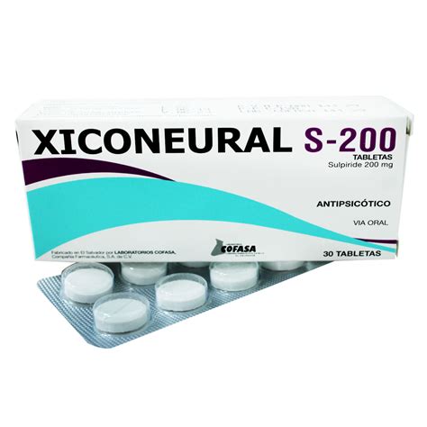 Xiconeural s-200 x 30 tabletas - Siman El Salvador