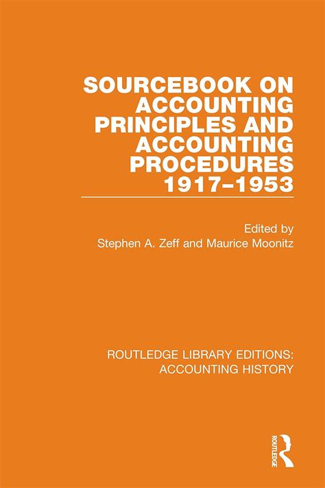 Buy Sourcebook on Accounting Principles and Accounting Procedures, 1917 ...
