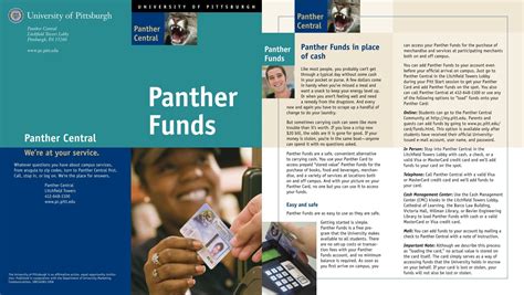 Using Panther Funds - Panther Central - University of Pittsburgh