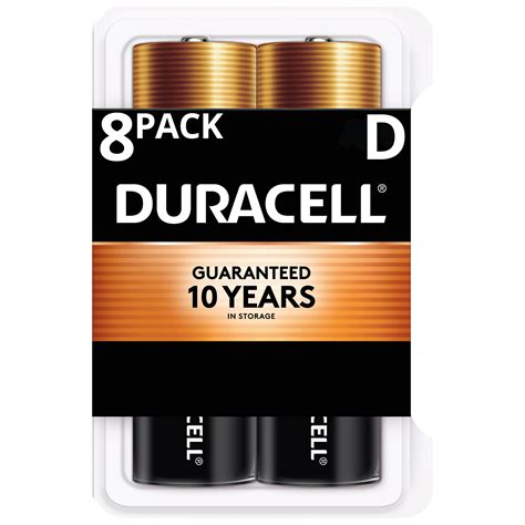 Duracell 1.5V Coppertop Alkaline D Batteries, 4 Pack - Walmart.com