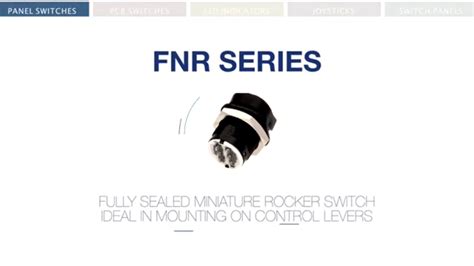 FNR Series Switches - APEM | DigiKey
