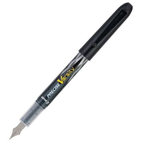 Pilot Precise Varsity 90010 Disposable Fountain Pen, Black Ink, Medium ...