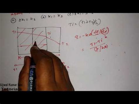 Conduction Through Composite Wall Heat Transfer HMT Tutorial- 14, Heat ...