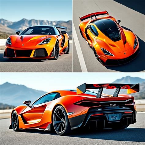 Sleek Aerodynamic Sports Car