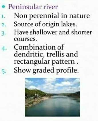Draw a flowchart of peninsular rivers? - EduRev Class 9 Question