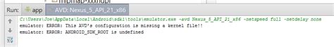 Image result for Cannot Find AVD System Path Please Define Android SDK Root