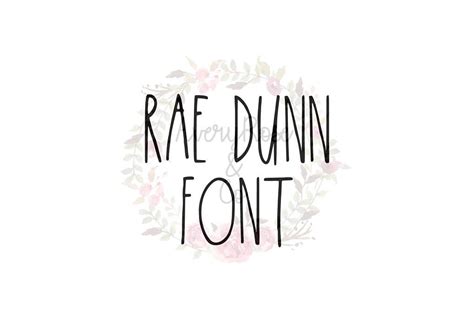 Rae Dunn Font - Download Free Fonts