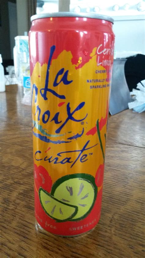 Cherry Lime La Croix Sparkling Water