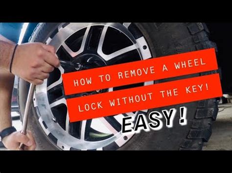 Remove Wheel Lock without Key 的图像结果