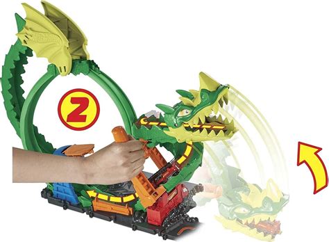 Hot Wheels City Dragon Drive Firefight, Firestation Track Set – Krazy ...