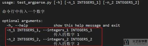 Python Argparse Tutorial 的图像结果