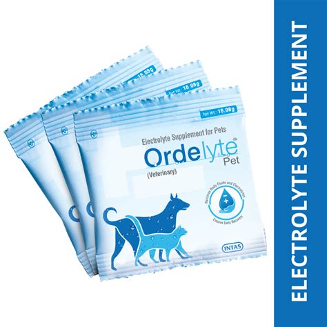 Intas Ordelyte Powder Electrolyte Suppement for Dogs and Cats – Paw Store