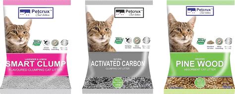 Buy PetCrux Smart Clump, Pine Wood & Activated Carbon Cat Litter ...