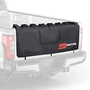 MNJ Motor Upgraded Tailgate Bike Rack with Secure Bike Frame Straps ...