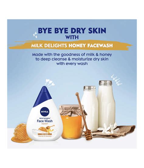 NIVEA Face Milk Delights Face wash for Dry Skin