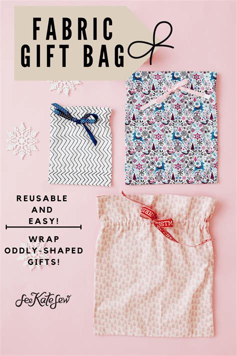 Image result for Cloth Gift Bag Patterns