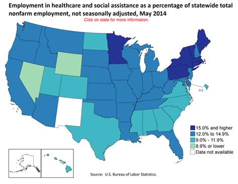 Massachusetts and R.I. had highest share of employment in healthcare ...