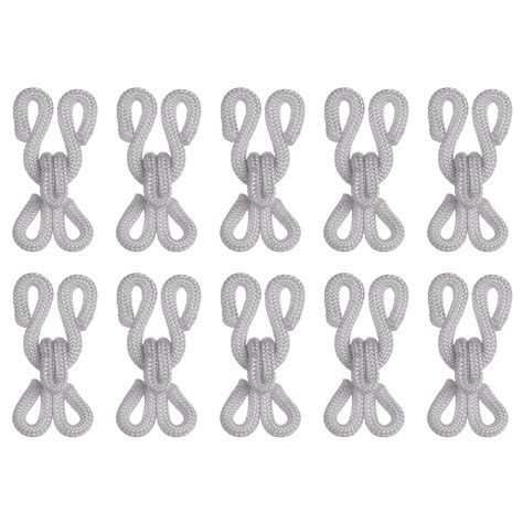 Sewing Hooks and Eye, 30pack Polyester Covered Hooks and Eyes Closure ...