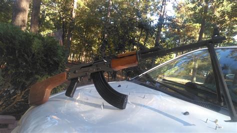 M72 B! with a YomaniaClubfoot stock that was made in my garage with great granny's wooden leg ...
