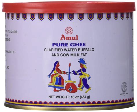 Amul Pure Ghee Clarified Water Buffalo and Cow Milk India | Ubuy
