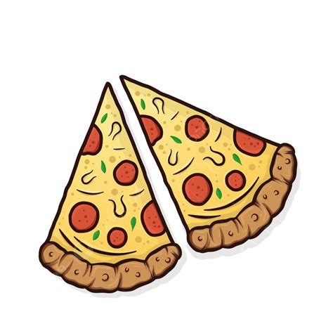 Slice Pizza Illustration, Pizza Illustration, Pizza Cartoon, Pizza ...