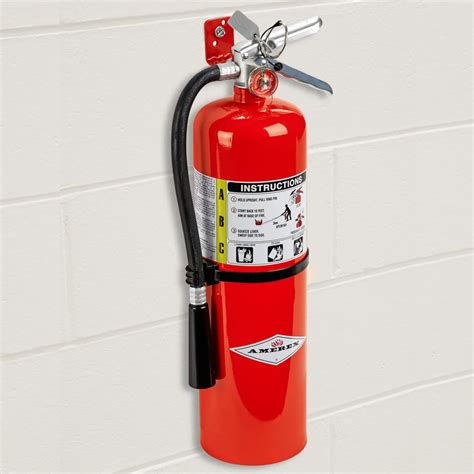Rechargeable Fire Extinguisher - Class ABC, 10 lb - Prudential Alarm ...