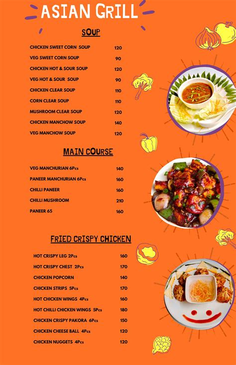 Menu at ASIAN GRILL, Kolkata