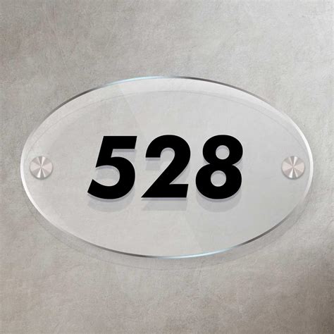 Ovalica House Number Sign 160x100mm Weatherproof – Housenama