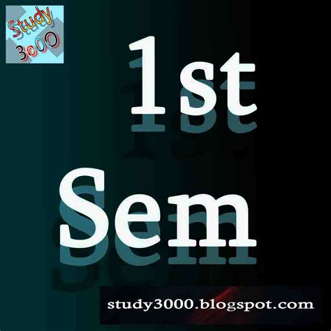 1st sem hindi notes ~ Study 3000