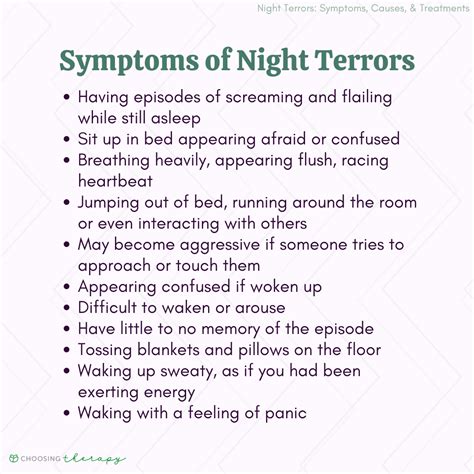 Night Terrors In Adults