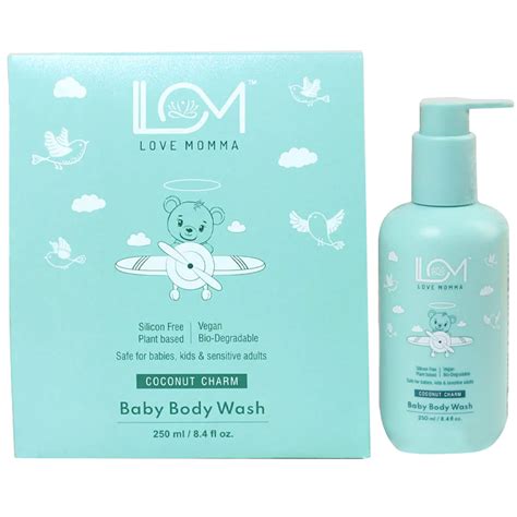 Buy Love Momma Coconut Charm Baby Body Wash, 250 ml | 19 Minutes ...