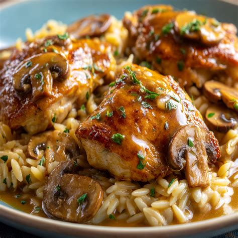 Chicken Marsala Orzo Recipe – Creamy One Pot Dinner