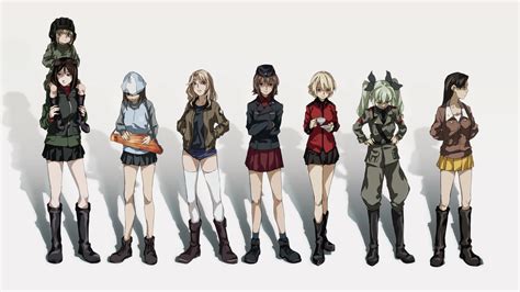 Girls und Panzer Heroes United – Maho, Katyusha & Team HD Wallpaper