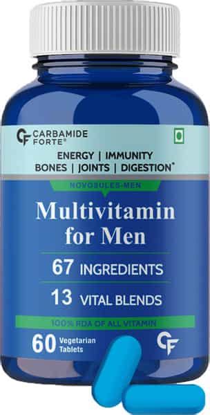 Buy CARBAMIDE FORTE MULTIVITAMIN FOR MEN 67 INGREDIENTS 13 VITAL BLENDS ...