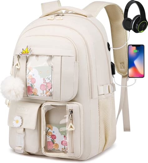 Amazon.com: kadilong 17.3 Inch School Backpack for Teen Girls,Cute ...