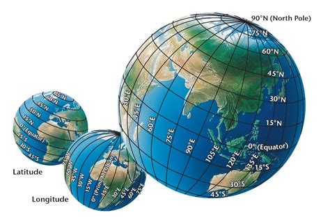 World Map With Equator And Prime Meridian